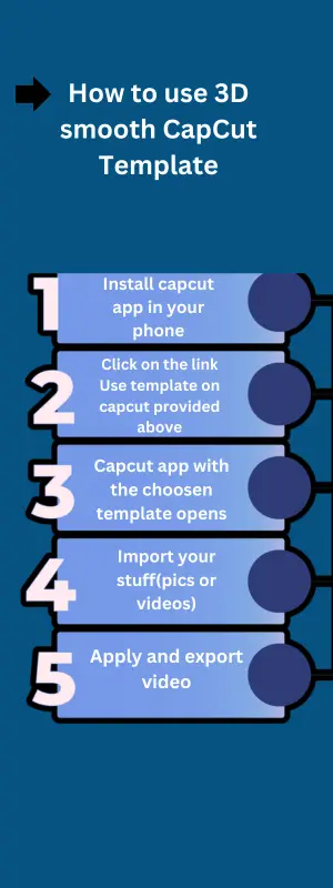 3d smooth image capcut template