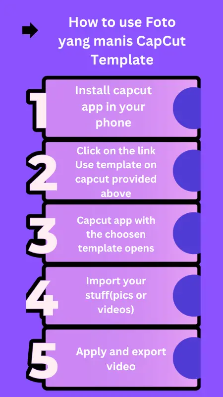 foto yang manis capcut template