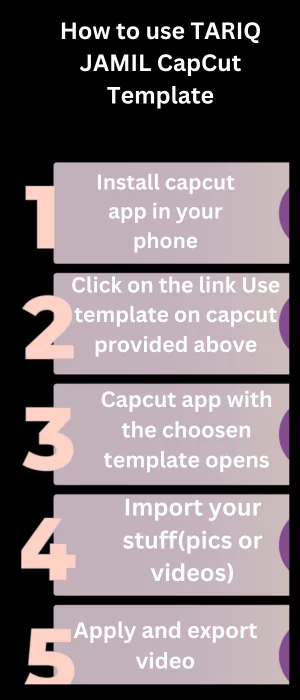 how-to-use-tariq-jamil-capcut-template