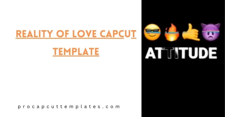 CapCut Attitude Line Template