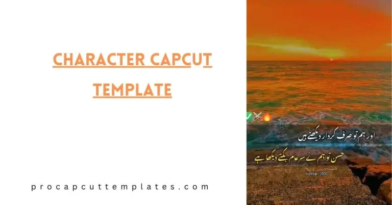 CapCut Character Template