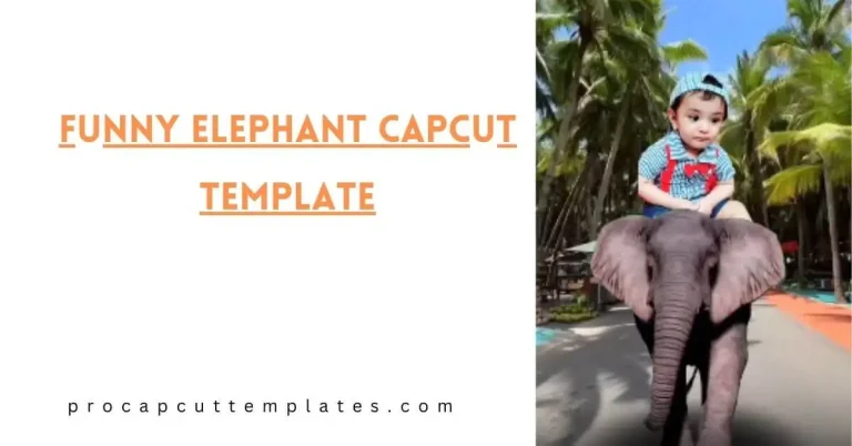 Funny Elephant CapCut Template