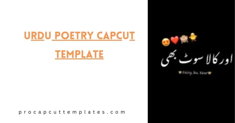 Urdu Poetry CapCut Template