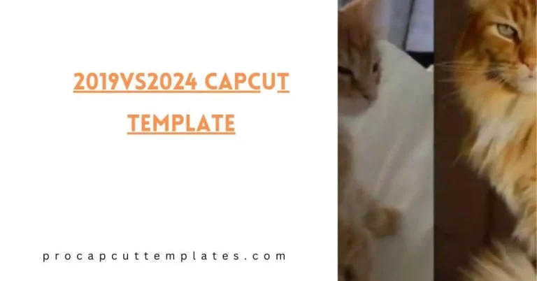 CapCut 2019vs2024 Template