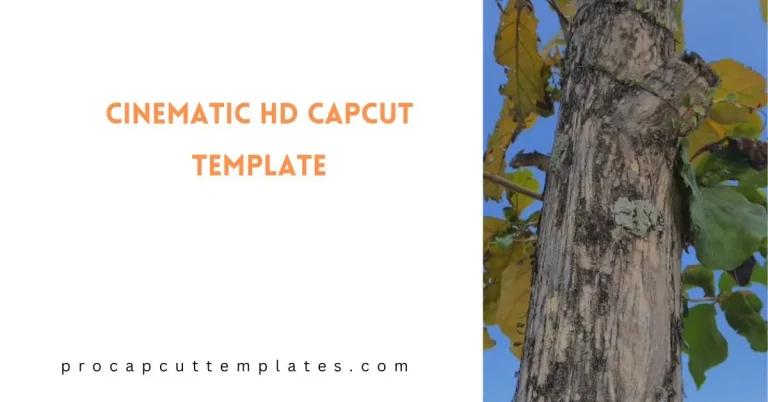 CapCut Cinematic HD Template