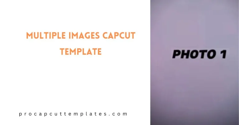 CapCut Multiple Images Template