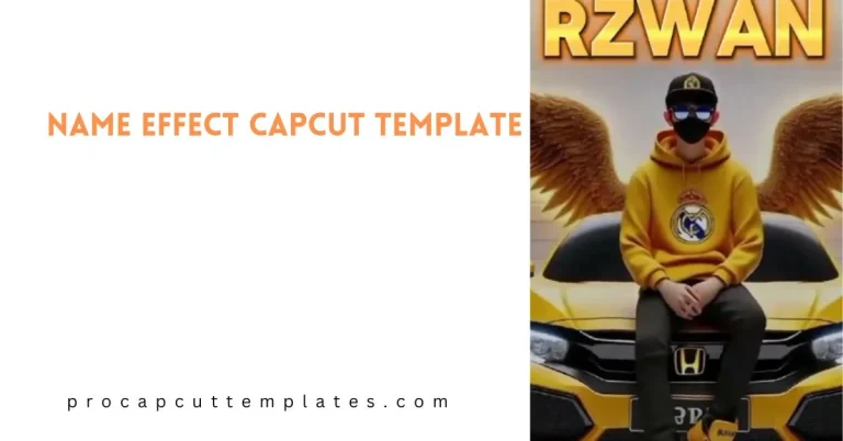 CapCut Name Effect Template