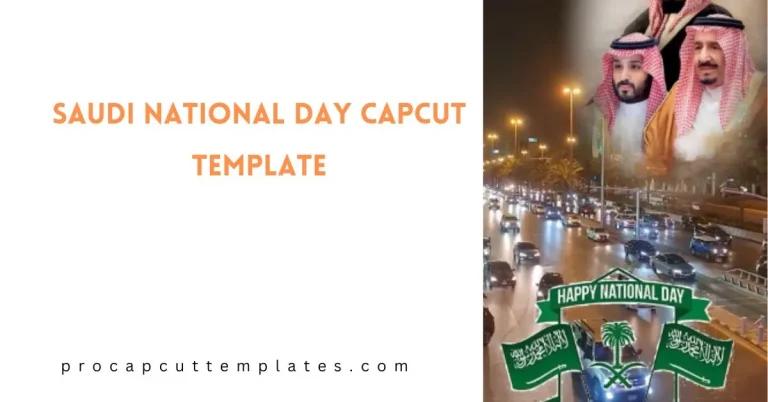 CapCut Saudi National Day Template