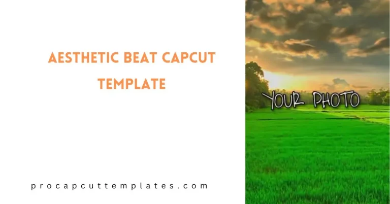 CapCut Aesthetic Beat Template