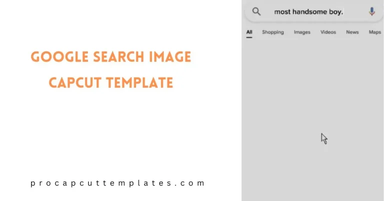 CapCut Google Search Image Template