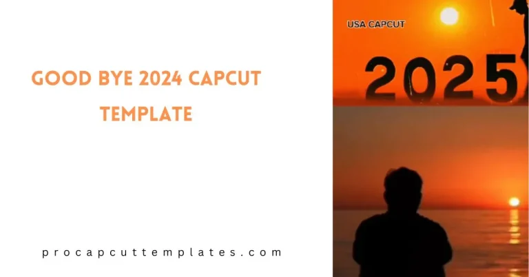 CapCut Good Bye 2024 Template