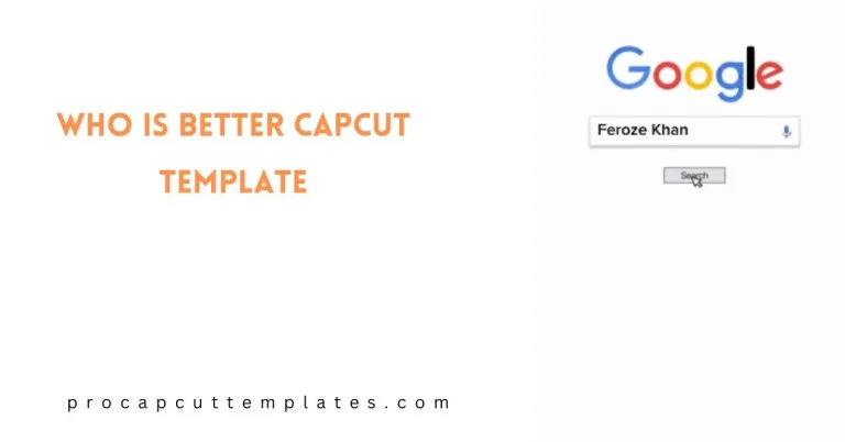 CapCut Google Search Edit Template