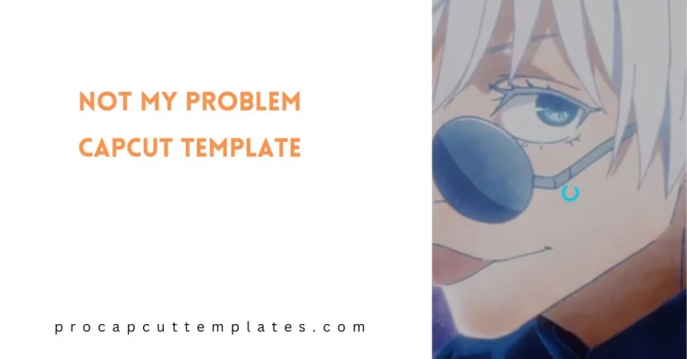 CapCut Not My Problem Template