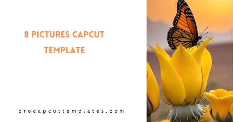 CapCut 8 Pictures Template