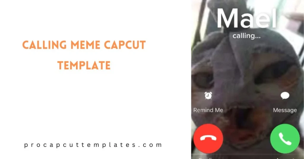 CapCut Calling Meme Template