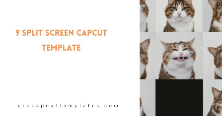 CapCut 9 Split Screen Template