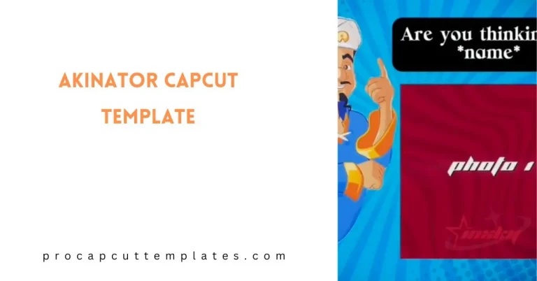 CapCut Akinator Template