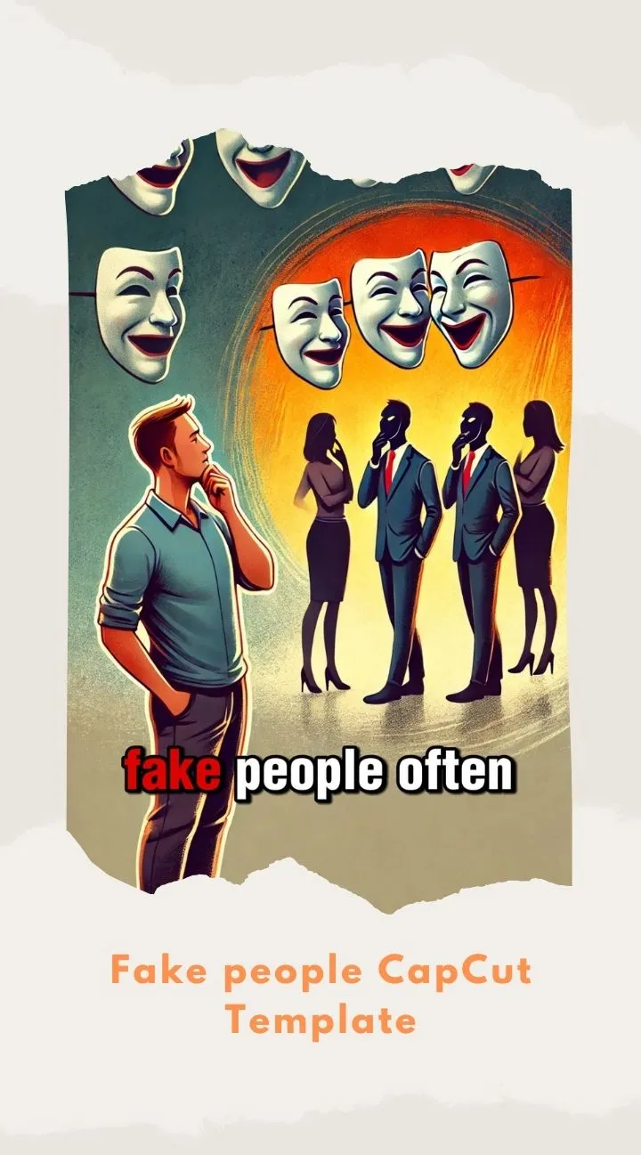 CapCut Fake people Template