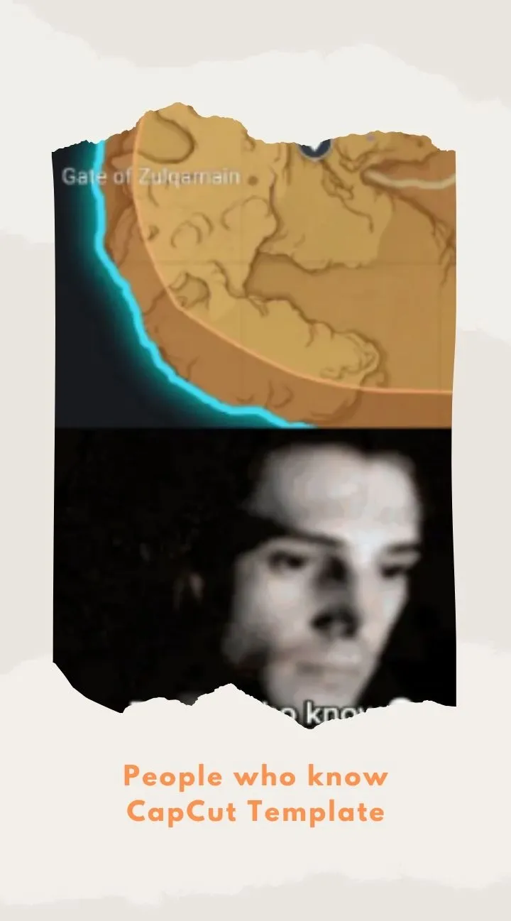 CapCut People who know Template