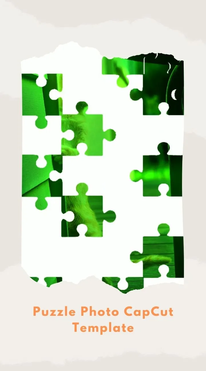 CapCut Puzzle Photo Template