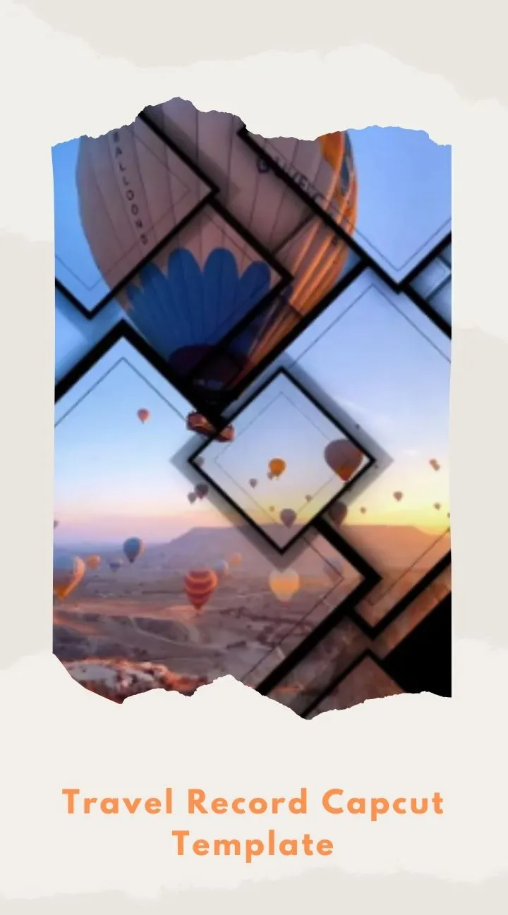 Capcut Travel Record Template