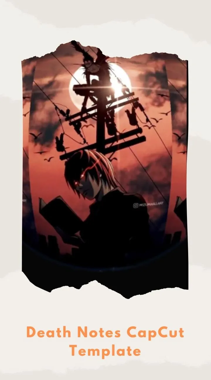 CapCut Death Notes Template