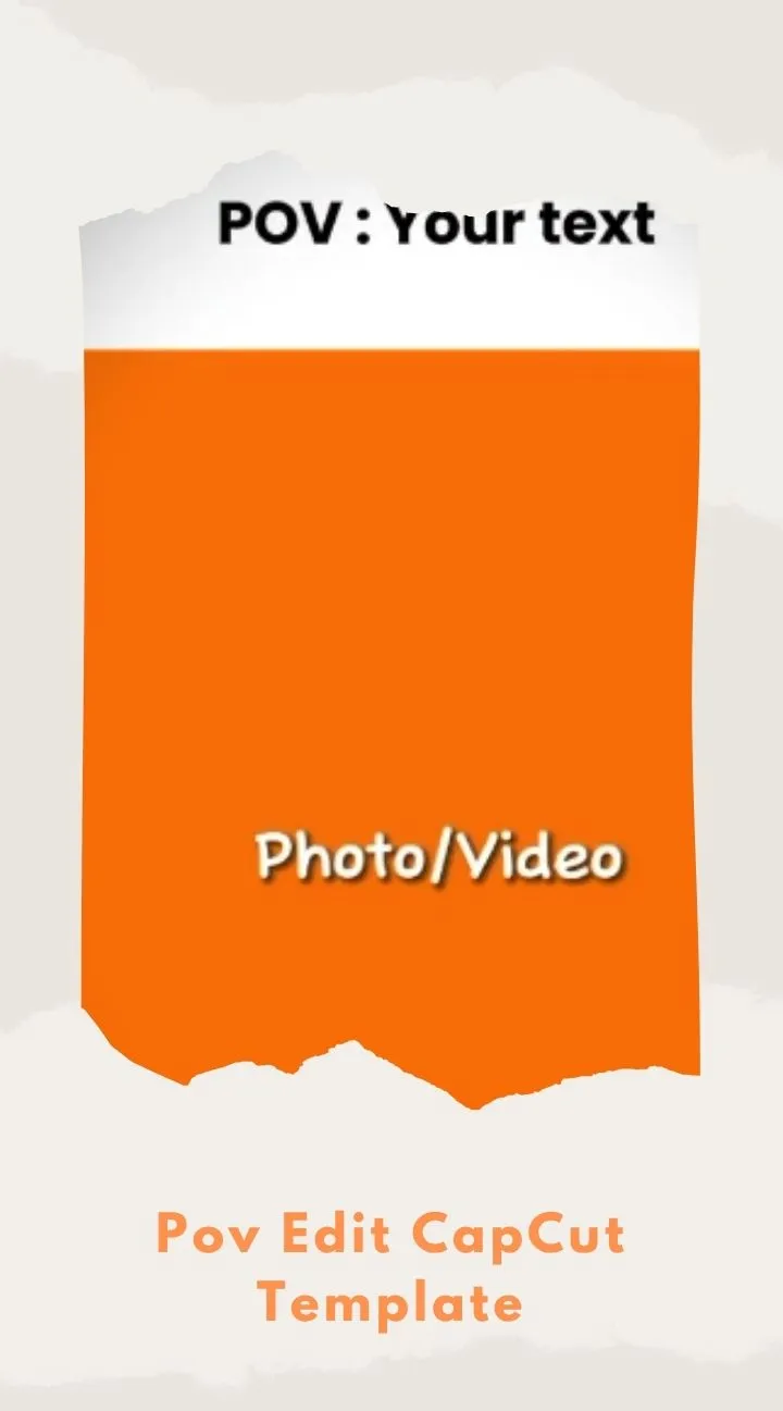 CapCut Pov Edit Template