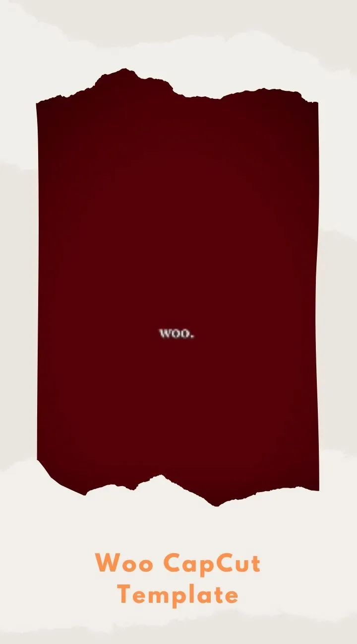 CapCut Woo Template