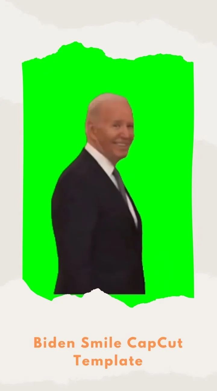 CapCut Biden Smile Template