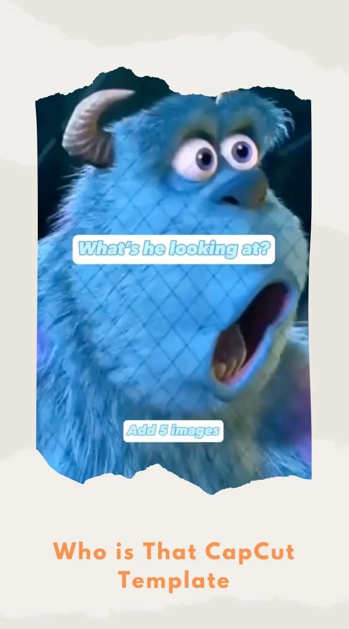 CapCut Who is That Template