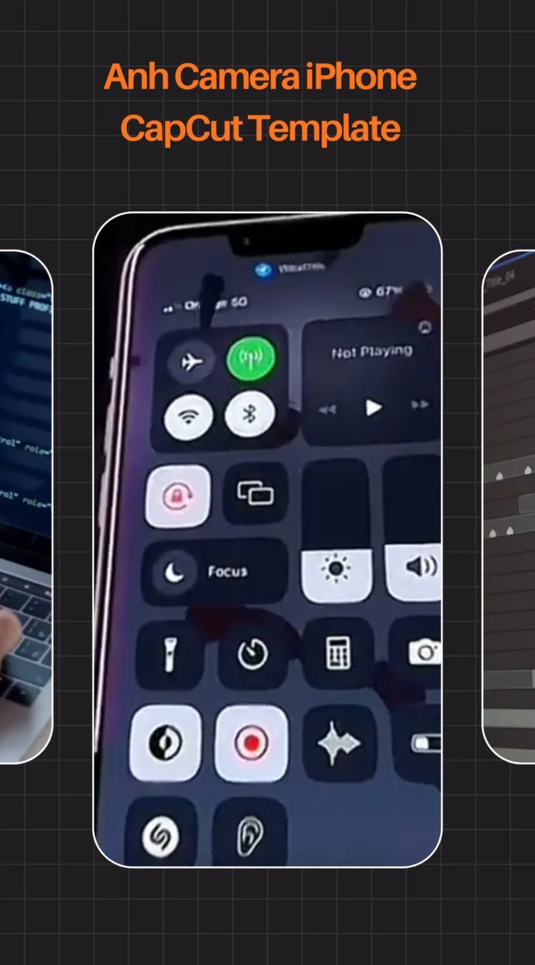 CapCut Anh Camera iPhone Template
