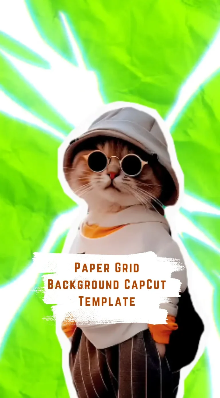 CapCut Paper Grid Background Template