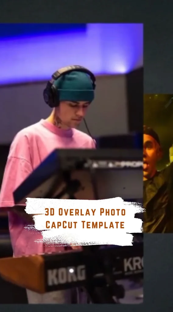 CapCut 3D Overlay Photo Template