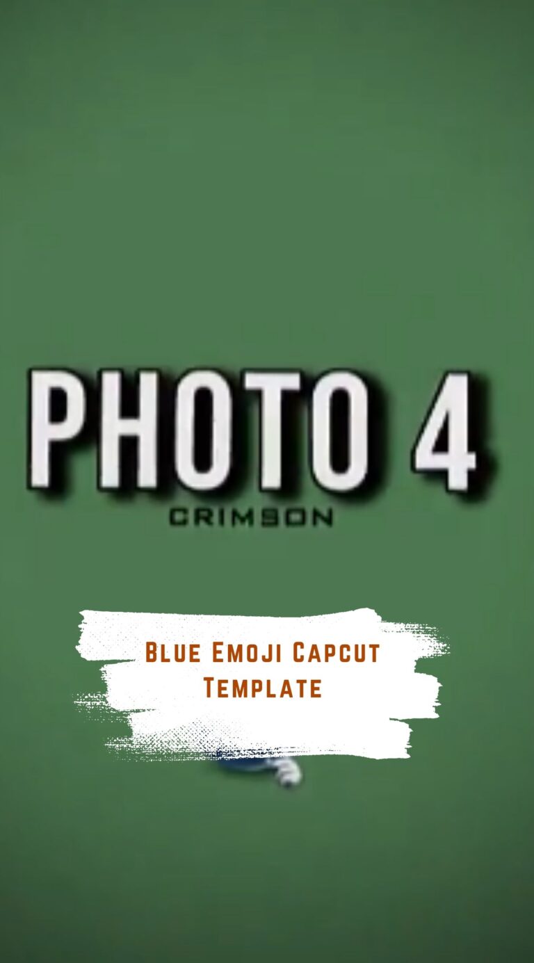 Capcut Blue Emoji Template