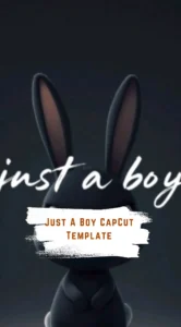 CapCut Just A Boy Template