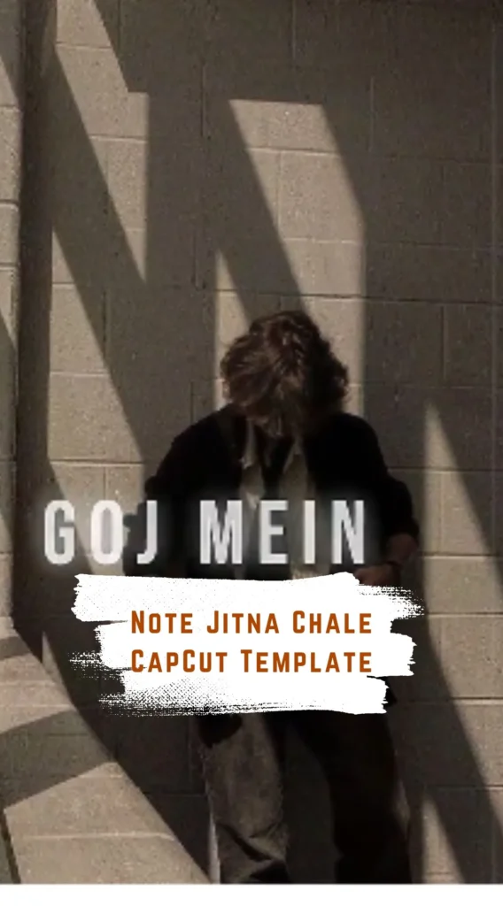 CapCut Note Jitna Chale Template