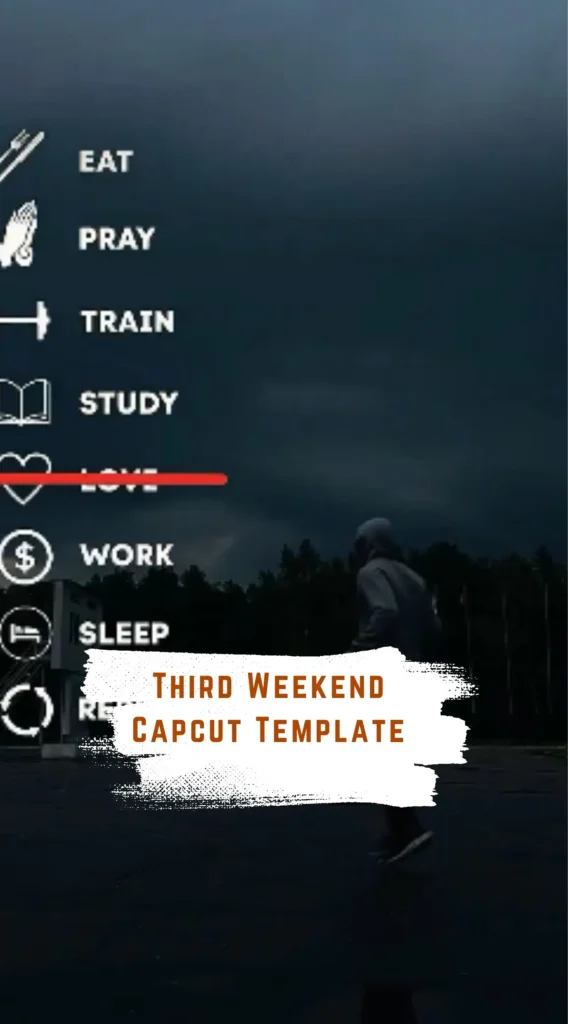 Capcut Third Weekend Template