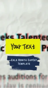 CapCut Cala Bonita Template