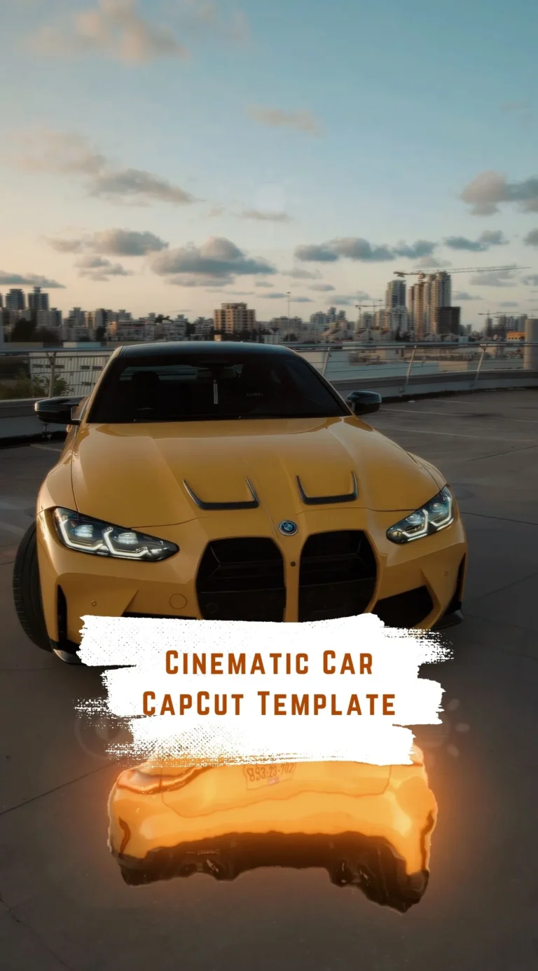 CapCut Cinematic Car Template