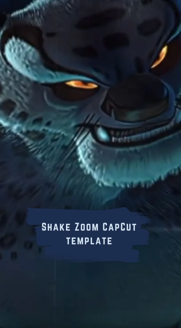 CapCut Shake Zoom template